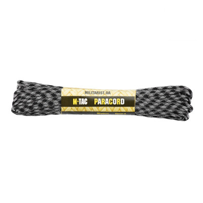 M-Tac паракорд 550 type III Black/Grey 15м