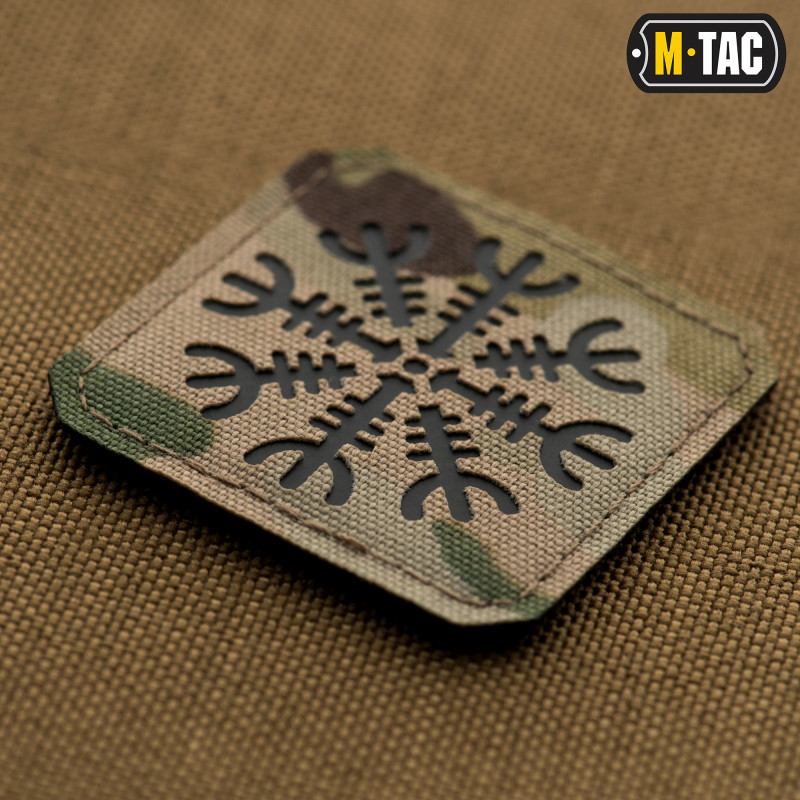 M-Tac нашивка шолом Жаху Laser Cut Multicam/Black M-Tac нашивка шолом Жаху Laser Cut Multicam/Black