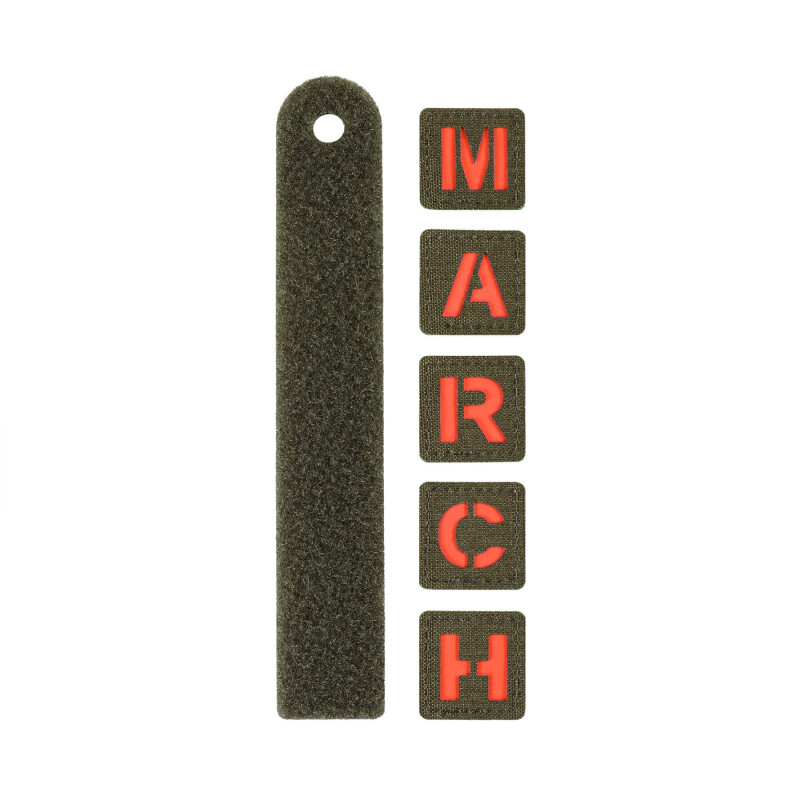 M-Tac нашивка MARCH Ranger Green/Red/GID M-Tac нашивка MARCH Ranger Green/Red/GID