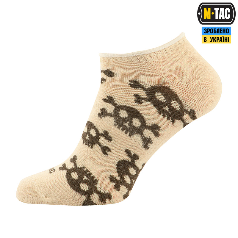 M-Tac шкарпетки літні легкі Pirate Skull Sand M-Tac шкарпетки літні легкі Pirate Skull Sand