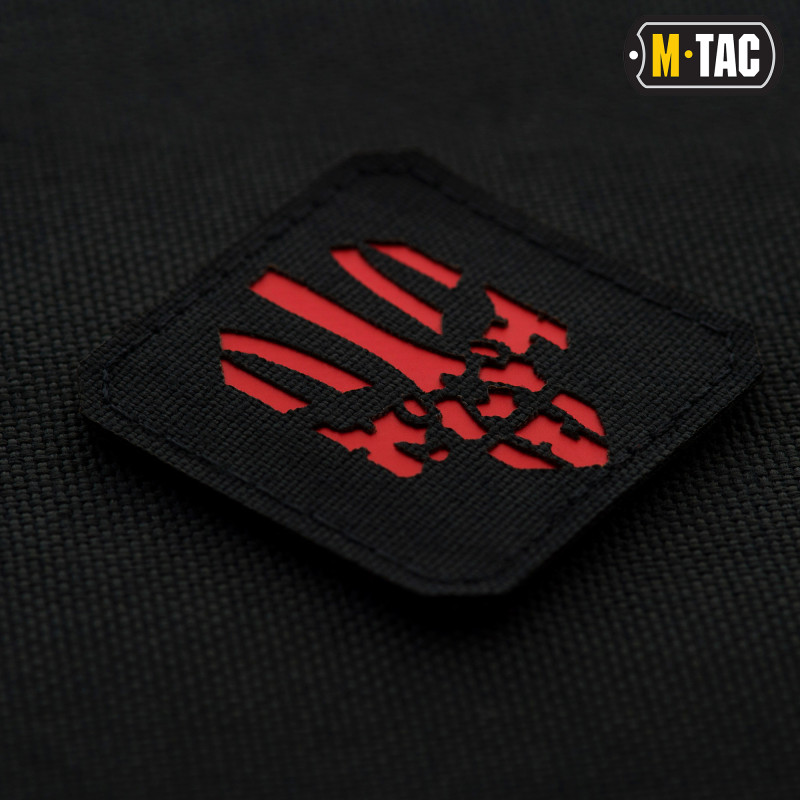 M-Tac нашивка Месник Laser Cut Black/Red M-Tac нашивка Месник Laser Cut Black/Red