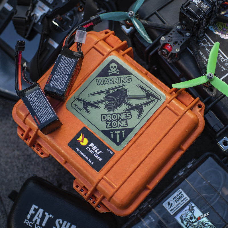 M-Tac наклейка Drones Zone Large Ranger Green