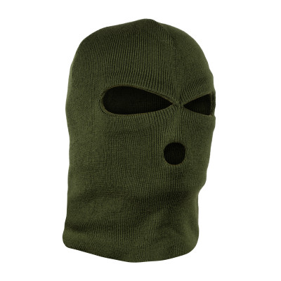 Балаклава в'язана 3-Hole, Olive
