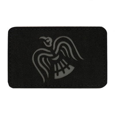 M-Tac нашивка Знамя Ворона Laser Cut Black/Grey