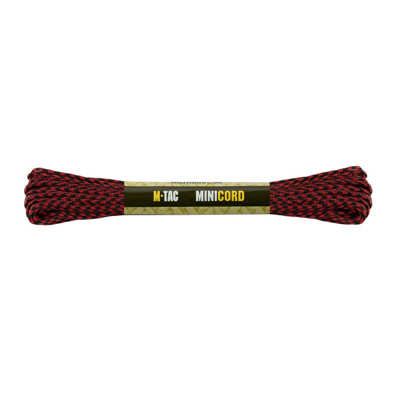M-Tac паракорд Minicord Black&Red 15м M-Tac паракорд Minicord Black&Red 15м