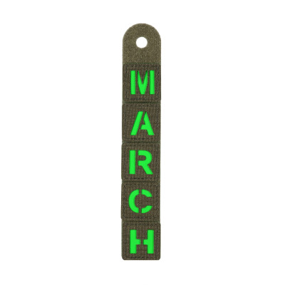 M-Tac нашивка MARCH Ranger Green/Green/GID