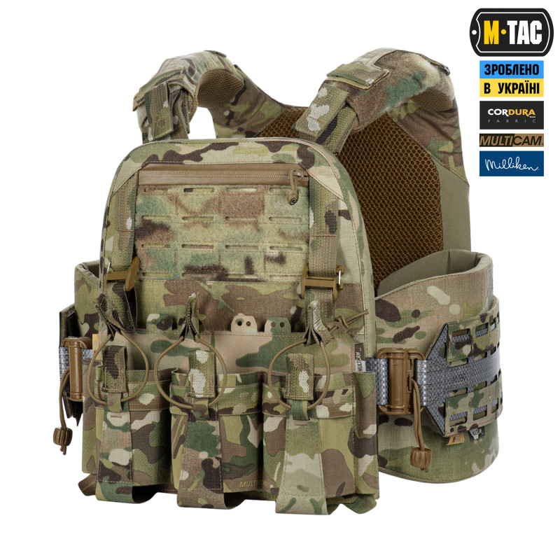 M-Tac плитоноска Cuirass Tiger Elite (розмір плити М) Multicam M-Tac плитоноска Cuirass Tiger Elite (розмір плити М) Multicam