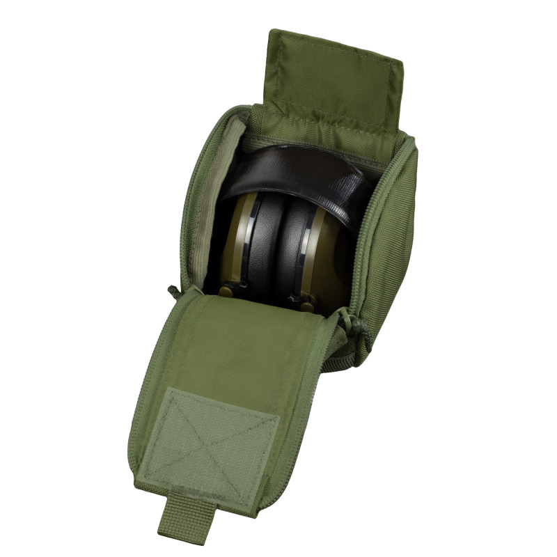 Підсумок для тактичних навушників MOLLE, Olive Підсумок для тактичних навушників MOLLE, Olive