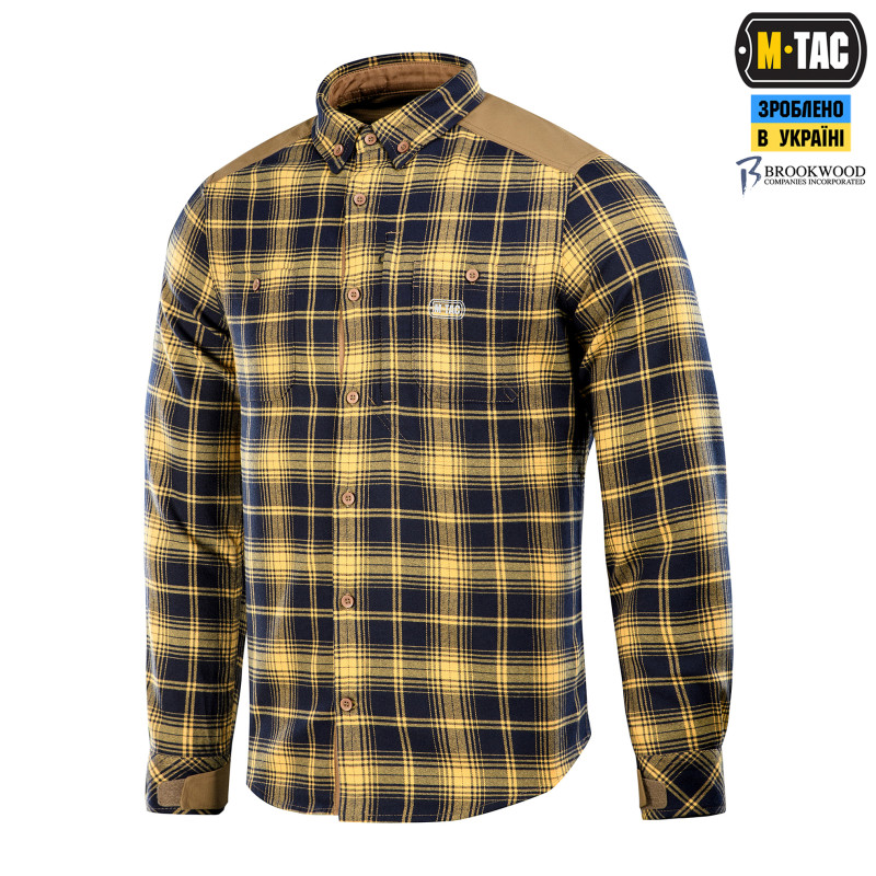 M-Tac сорочка Redneck Cotton Navy Blue/Yellow