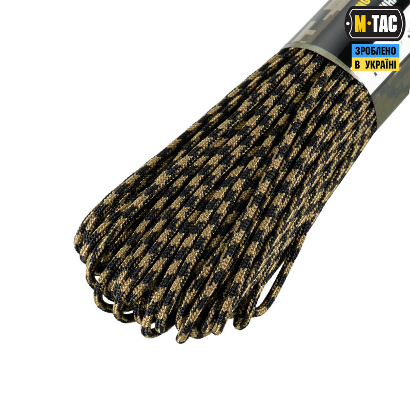 M-Tac паракорд Minicord Mil-Spec 30m Black/Coyote M-Tac паракорд Minicord Mil-Spec 30m Black/Coyote