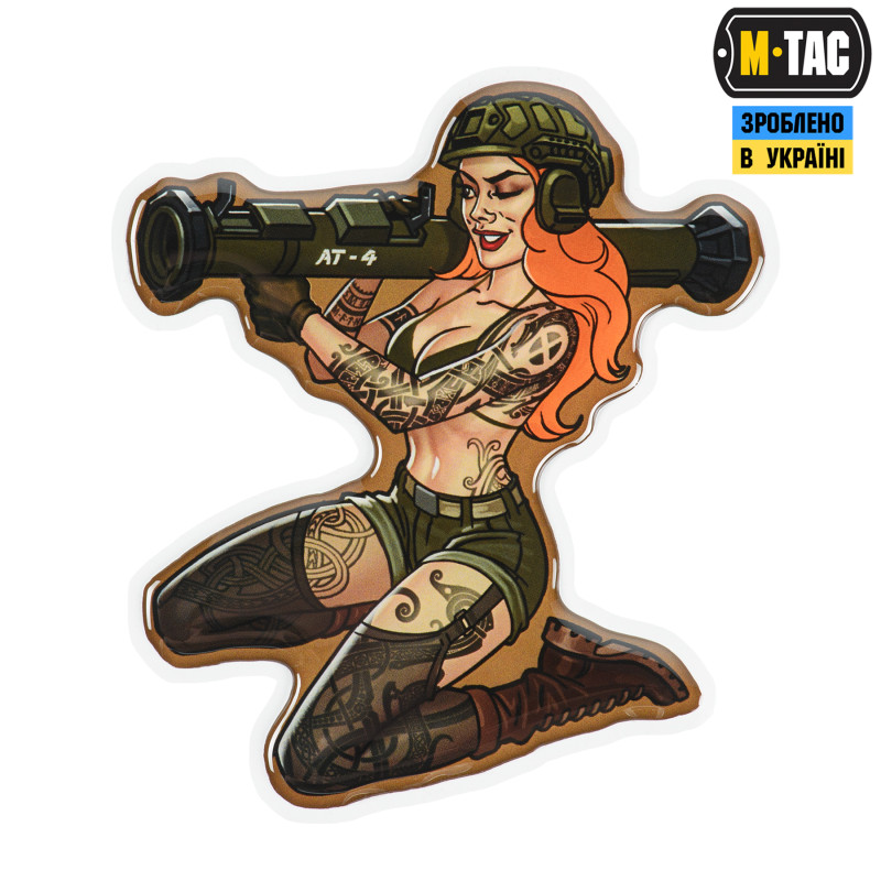 M-Tac наклейка girl №9 AT4 Скандінавік