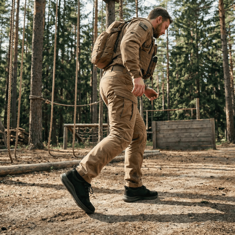 Кросівки зі вставками кордури Vik-Tailor Typhoon, Black