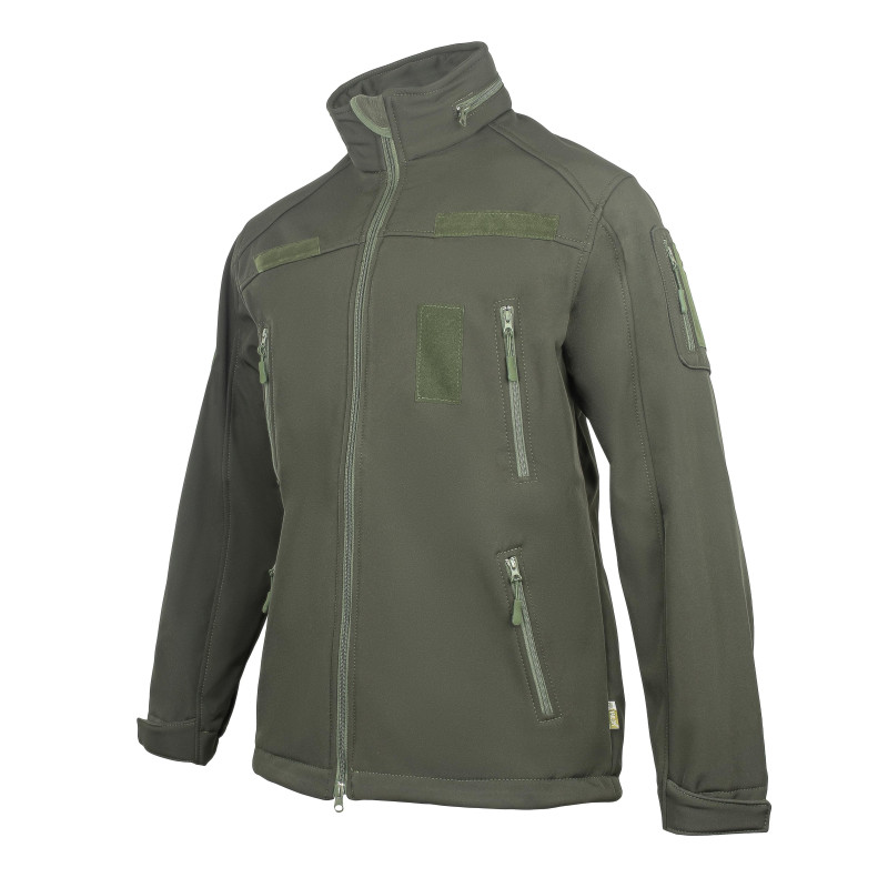 Куртка Vik-Tailor SoftShell з липучками для шевронів, Olive