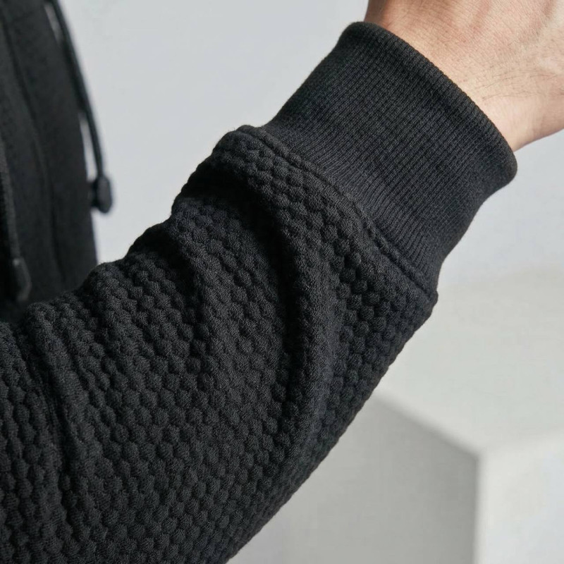Флісова кофта Vik-Tailor Alfa Jacquard , Чорний