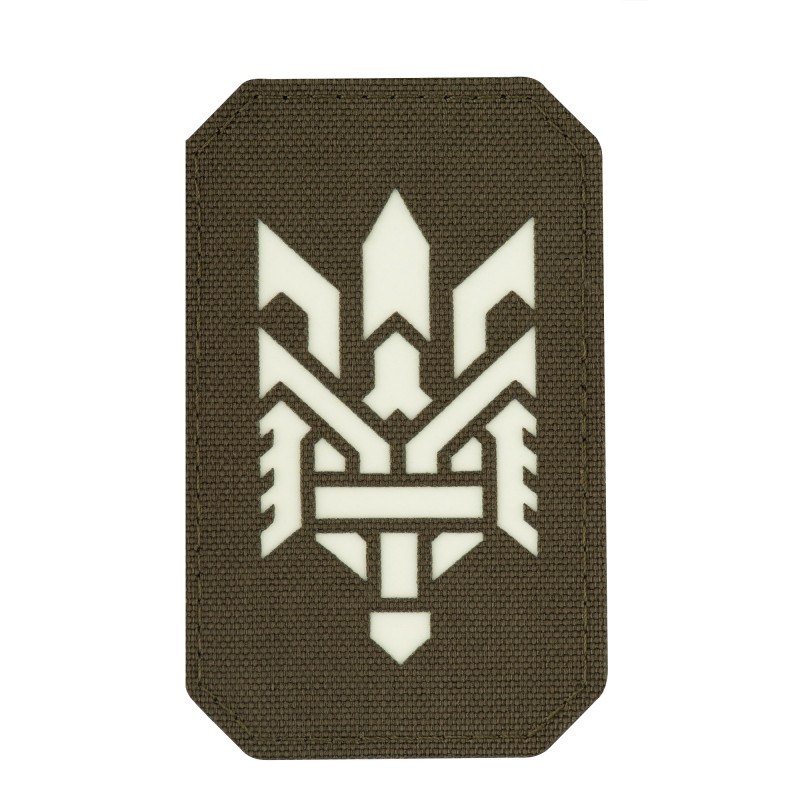 M-Tac нашивка Тризуб (стилізація) Laser Cut вертикальна Ranger Green/світлонакопичувач M-Tac нашивка Тризуб (стилізація) Laser Cut вертикальна Ranger Green/світлонакопичувач