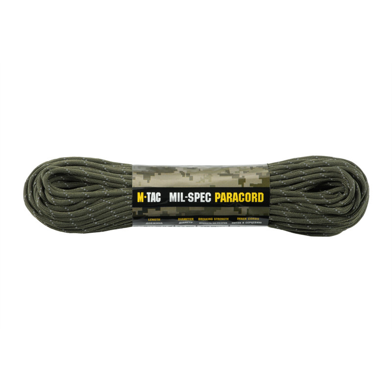 M-Tac паракорд 550 mil-spec Ranger Green Reflective 30м M-Tac паракорд 550 mil-spec Ranger Green Reflective 30м