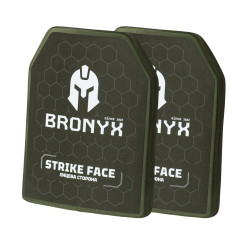 Бронеплити CAP6-M (2.9 кг) (6 клас) BRONYX 250*300 (одна площина) 2шт
