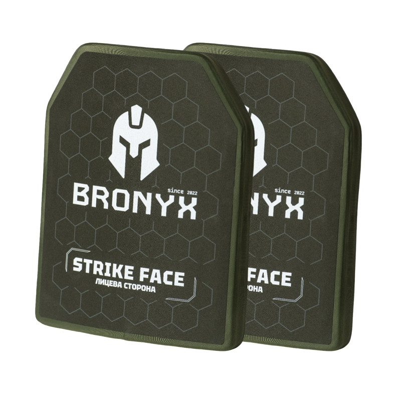 Бронеплити CAP6-M (2.9 кг) (6 клас) BRONYX 250*300 (одна площина) 2шт