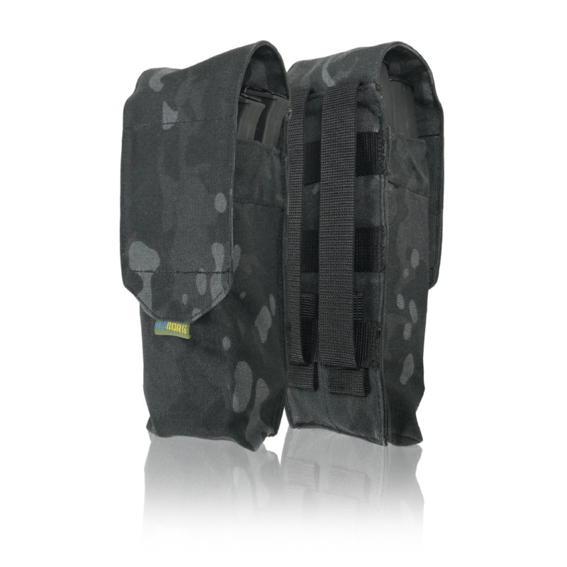 Підсумок під 2 магазина Kiborg GU Double Mag Pouch Чорний мультикам