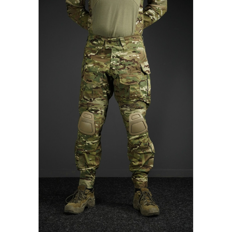 Штани з наколінниками Kalista Military Full-Pro ріп-стоп мультикам Штани з наколінниками Kalista Military Full-Pro ріп-стоп мультикам