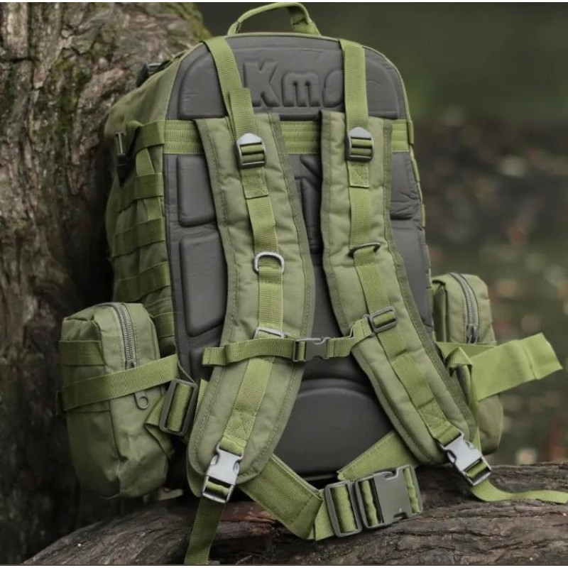 Тактичний рюкзак Molle Assault 55л + (3 органайзери) Олива
