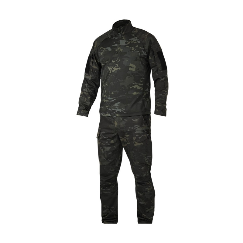 Костюм тактичний Twill FS чорний мультикам ( штани+убакс ) -2XL