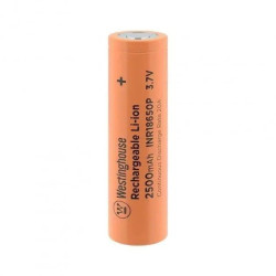 Акумулятор Westinghouse INR18650 2500 mAh 3.7V Li-ion високострумовий 10C Flat Top