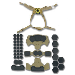 Підвісна система + подушки для шолому Cam Fit (R) GEN.4 Койот