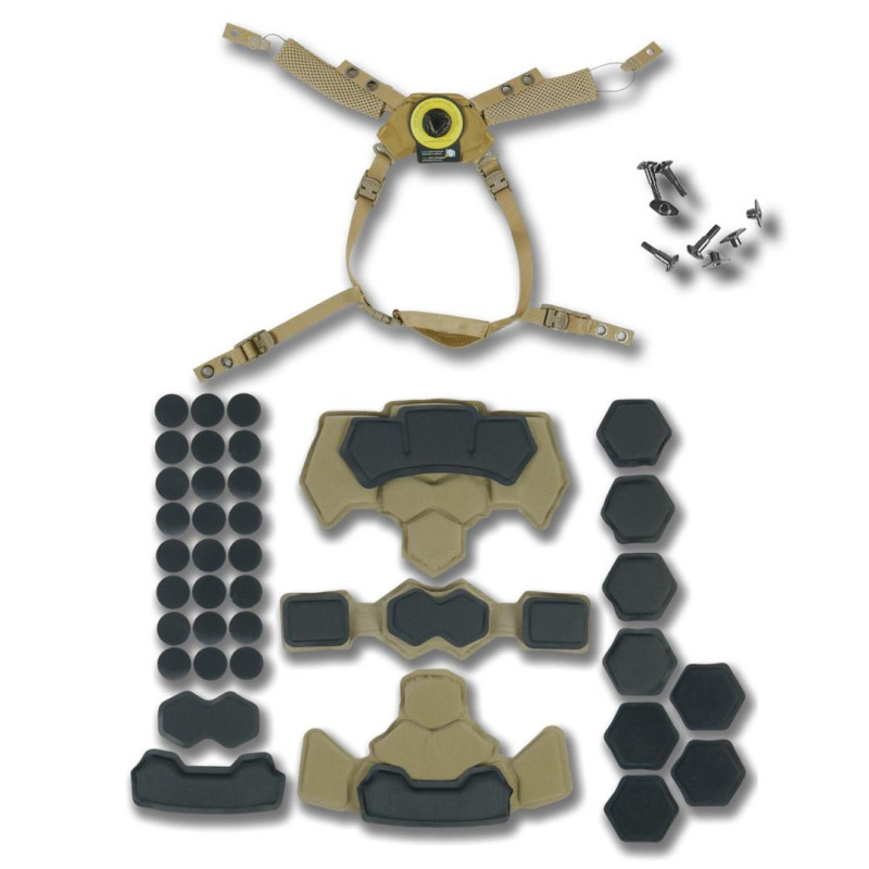 Підвісна система + подушки для шолому Cam Fit (R) GEN.4 Койот
