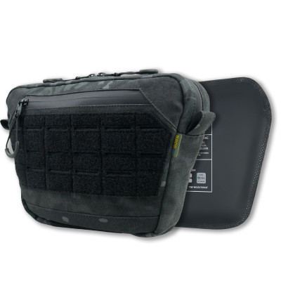 Сумка-напашник XL з балістичним пакетом Kiborg GU Сordura Dark Multicam