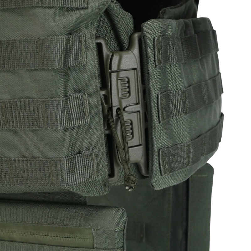 Бронежилет Kiborg Modular X-1 Хакі (M) з балістичним захистом Militex (1 клас)