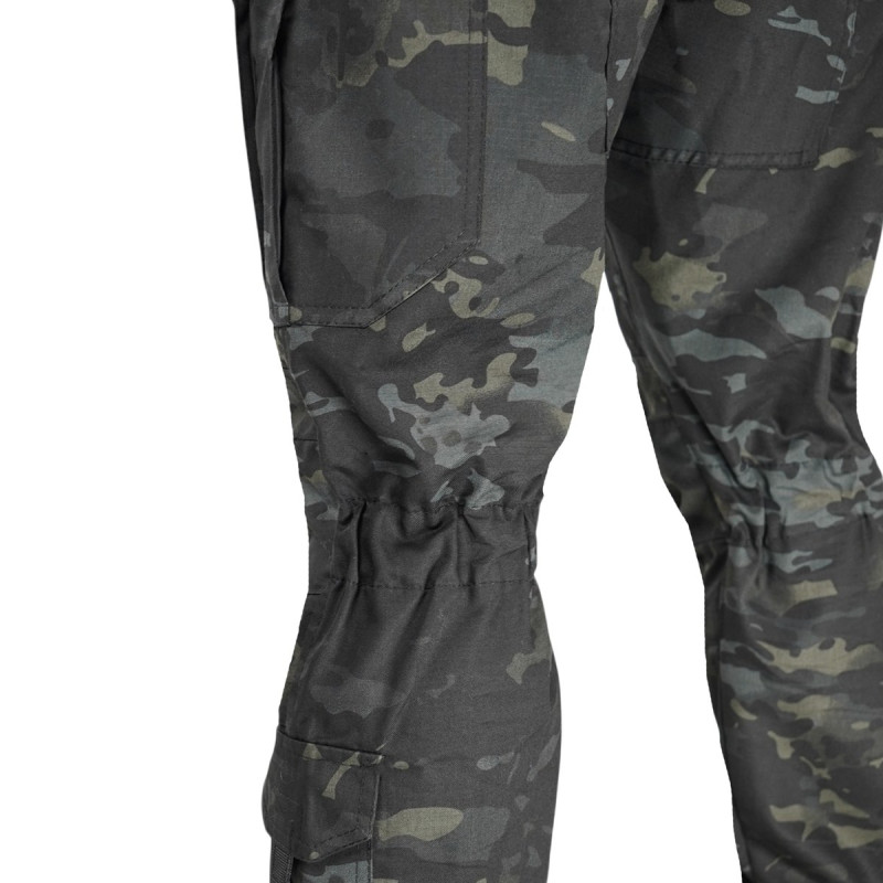 Костюм тактичний Twill FS чорний мультикам ( штани+кітель )-2XL