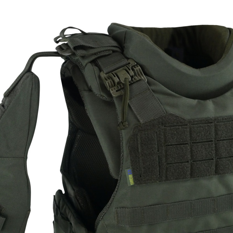 Бронежилет Kiborg Modular X-1 Хакі (XL) з балістичним захистом Militex (1 клас)