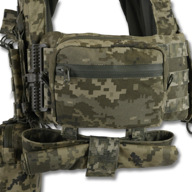 Комплект плитоноска Kiborg GU Gen.2 + 6 підсумків Піксель Комплект плитоноска Kiborg GU Gen.2 + 6 підсумків Піксель
