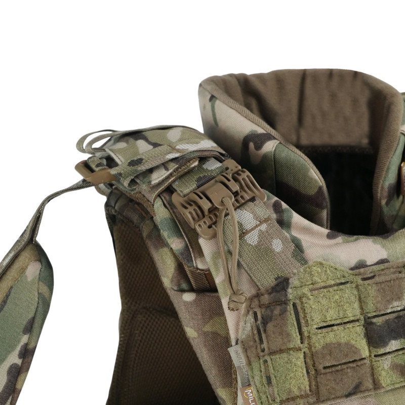 Бронежилет Militex Modular X-1 з балістичним пакетом (2 клас) | Multicam | Cordura | Розмір XL