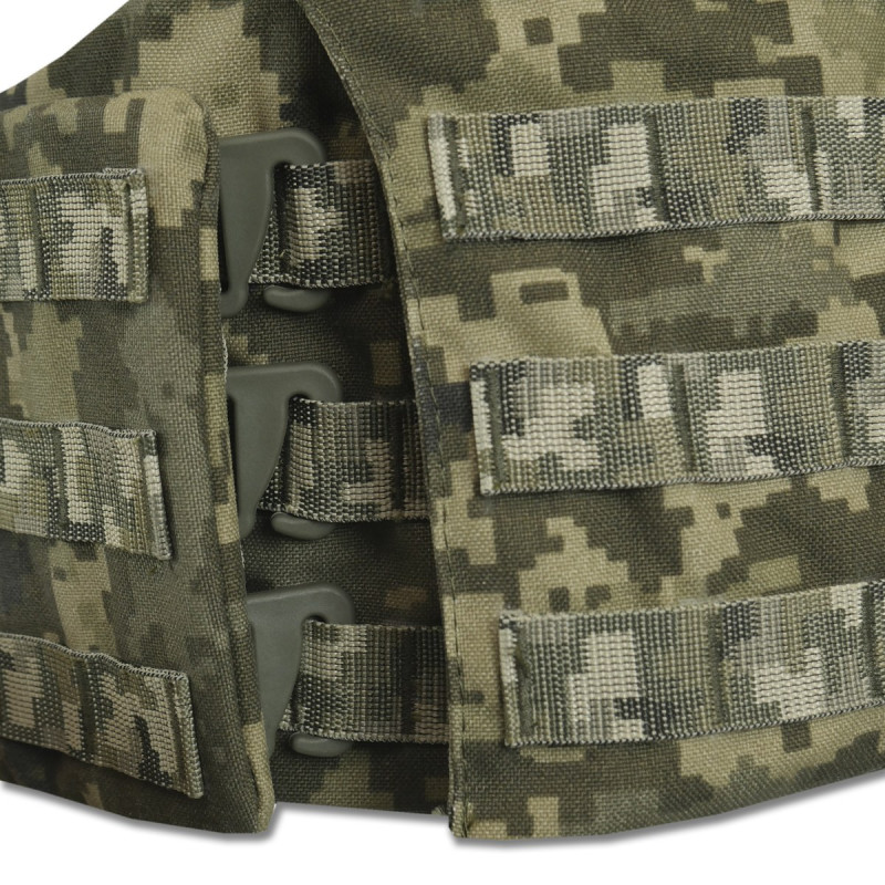 Бронежилет Kiborg піксель (L) Modular X-1 (збільшена площа захисту) + балістичний пакет Militex, 1 клас Бронежилет Kiborg піксель (L) Modular X-1 (збільшена площа захисту) + балістичний пакет Militex, 1 клас