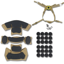 Підвісна система + подушки для шолому Cam Fit (R) GEN.3 Койот