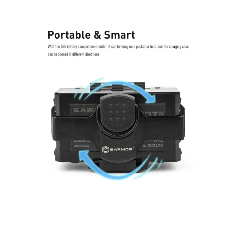 Активні захисні навушники-беруші Earmor M20T Pro Bluetooth — Олива Активні захисні навушники-беруші Earmor M20T Pro Bluetooth — Олива