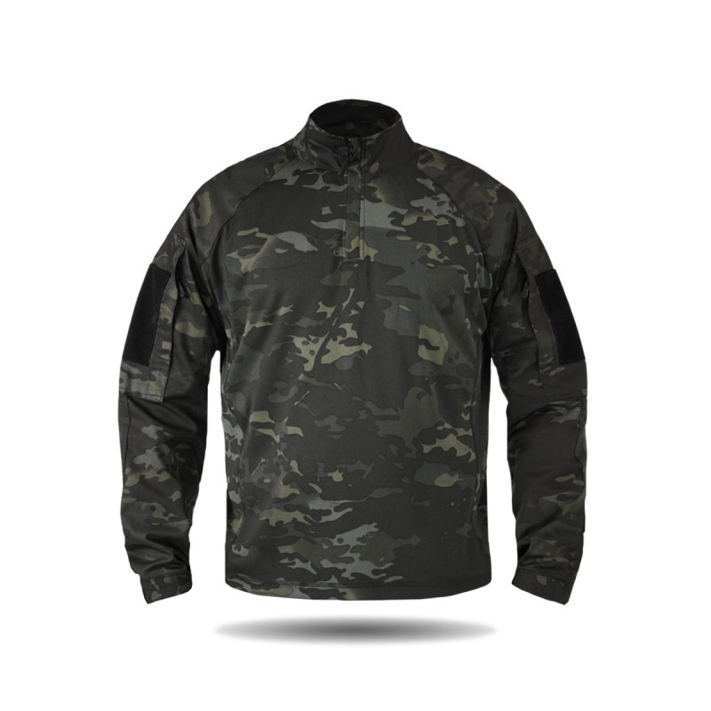 Тактична сорочка УБАКС UA (CoolPass) з довгим рукавом Black Multicam-L Тактична сорочка УБАКС UA (CoolPass) з довгим рукавом Black Multicam-L