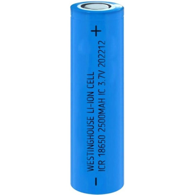 Акумулятор Westinghouse ICR18650F 2500 mAh 3.7V Li-ion Flat Top без захисту