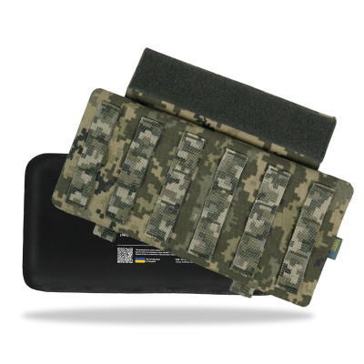 Захист попереку Kiborg GEN.2 + балістичний захист Militex (Піксель)