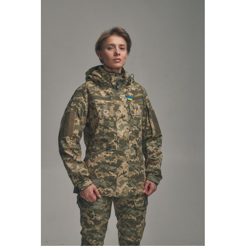 Жіноча тактична куртка FC Combat Fit, піксель
