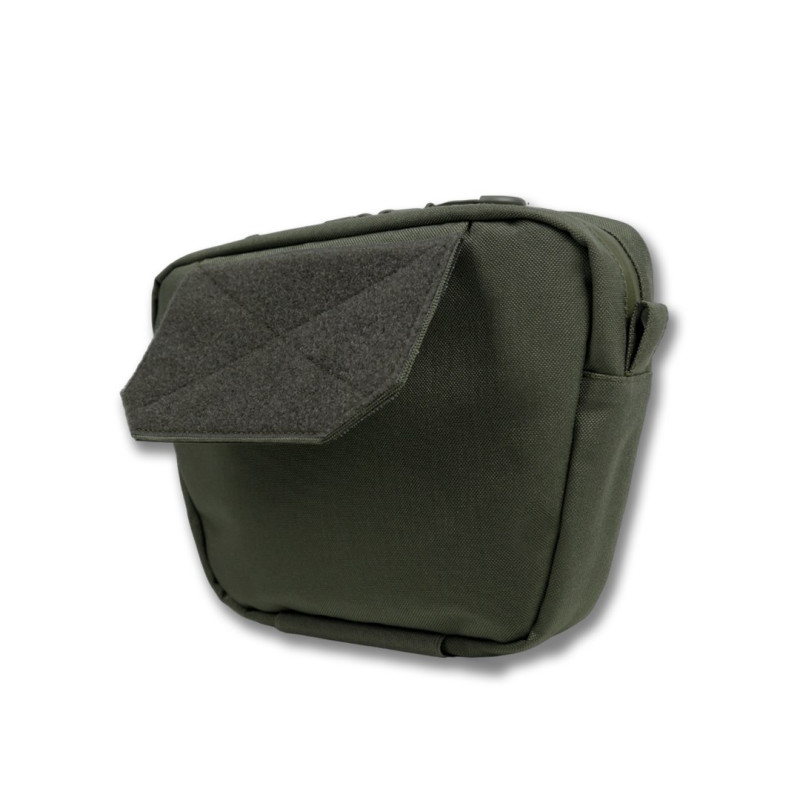 Сумка-напашник XL з балістичним пакетом 1 клас захисту Kiborg GU Сordura Khaki