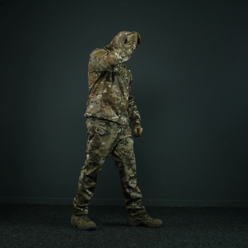 Тактичний демісезонний костюм Softshell Мульткам
