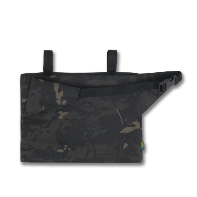 Каремат-сидушка Kiborg з балістичним пакетом 1 клас захисту Militex 20mm Cordura Black Multicam