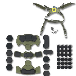 Підвісна система + подушки для шолому Cam Fit (R) GEN.4 Хакі