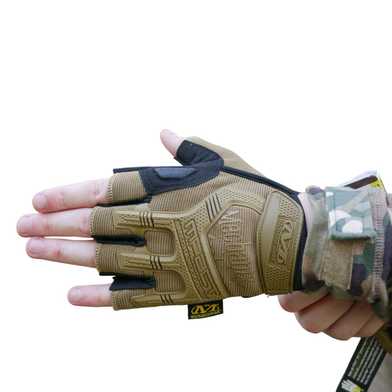 Безпалі рукавиці койот Mechanix MXK-2