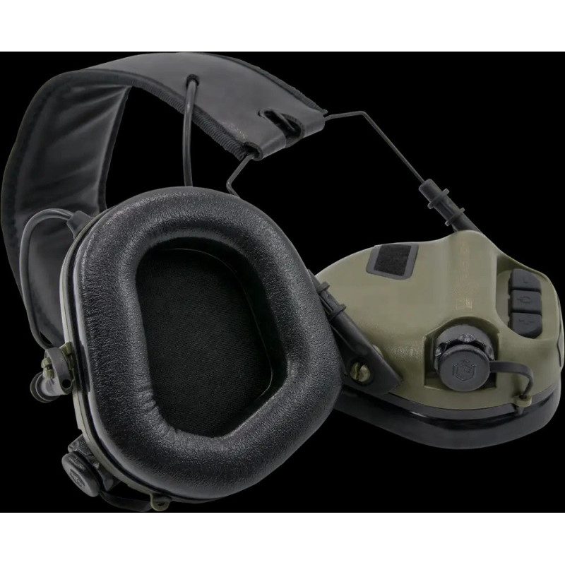 Тактичні навушники EARMOR M31 Olive з універсальним кріпленням