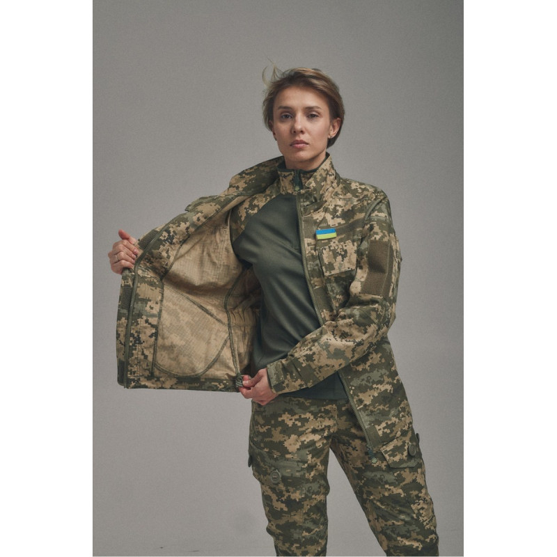 Жіноча тактична куртка FC Combat Fit, піксель