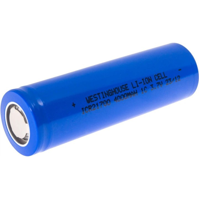 Акумулятор Westinghouse ICR21700 4000 mAh 3.7V Li-ion без плати захисту Flat Top